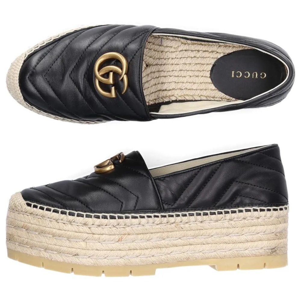 AUTHENTIC GUCCI platform espadrilles